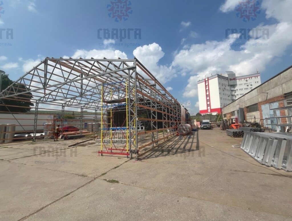 Каркас ангара 12 на 12