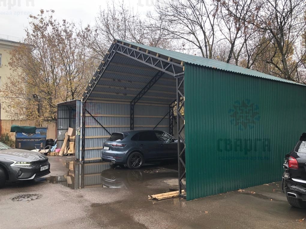 РАЗБОРНЫЙ ГАРАЖ, КАРКАС 8 НА 8