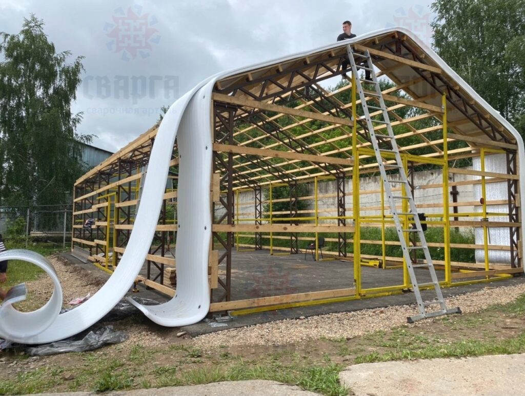 РАЗБОРНЫЙ ГАРАЖ, КАРКАС 8 НА 8