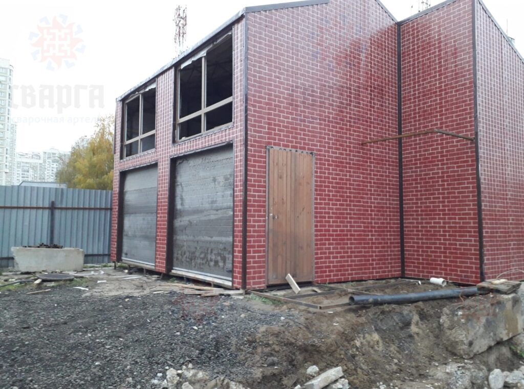 РАЗБОРНЫЙ ГАРАЖ, КАРКАС 8 НА 8