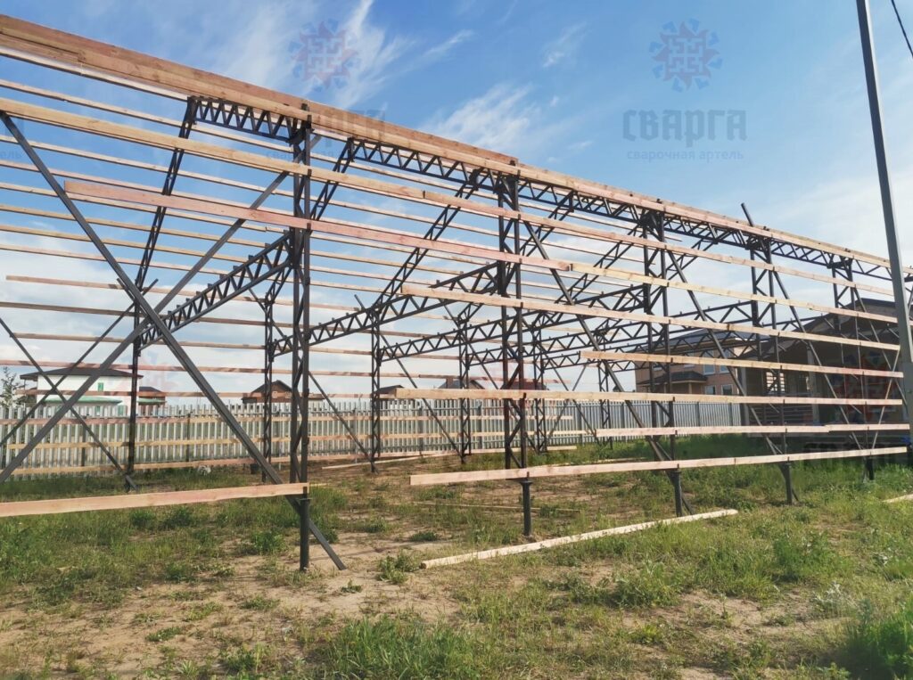 ГАРАЖ 10 НА 10, КАРКАС МЕТАЛЛИЧЕСКИЙ
