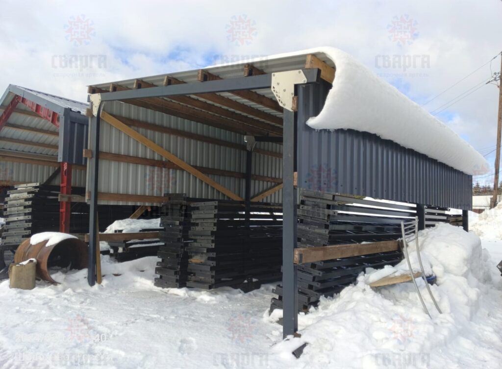 ОДНОСКАТНЫЙ КАРКАС, 3х6