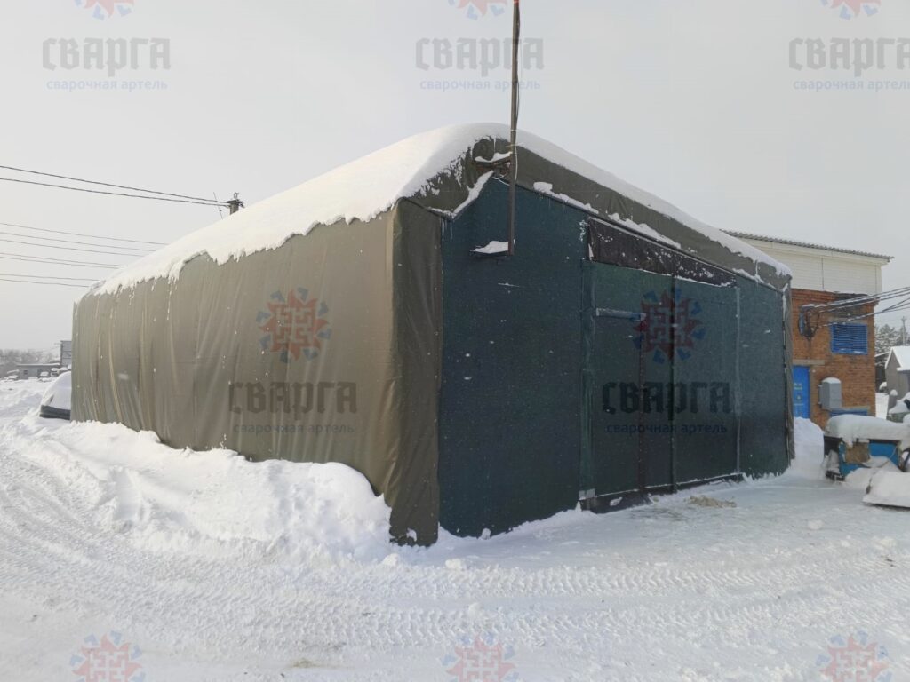 ОДНОСКАТНЫЙ ГАРАЖ, КАРКАС 7 НА 7