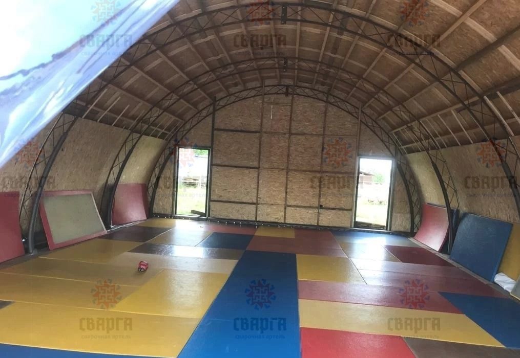 АНГАР КАРКАСНЫЙ АРОЧНЫЙ - 7.5х12 м
