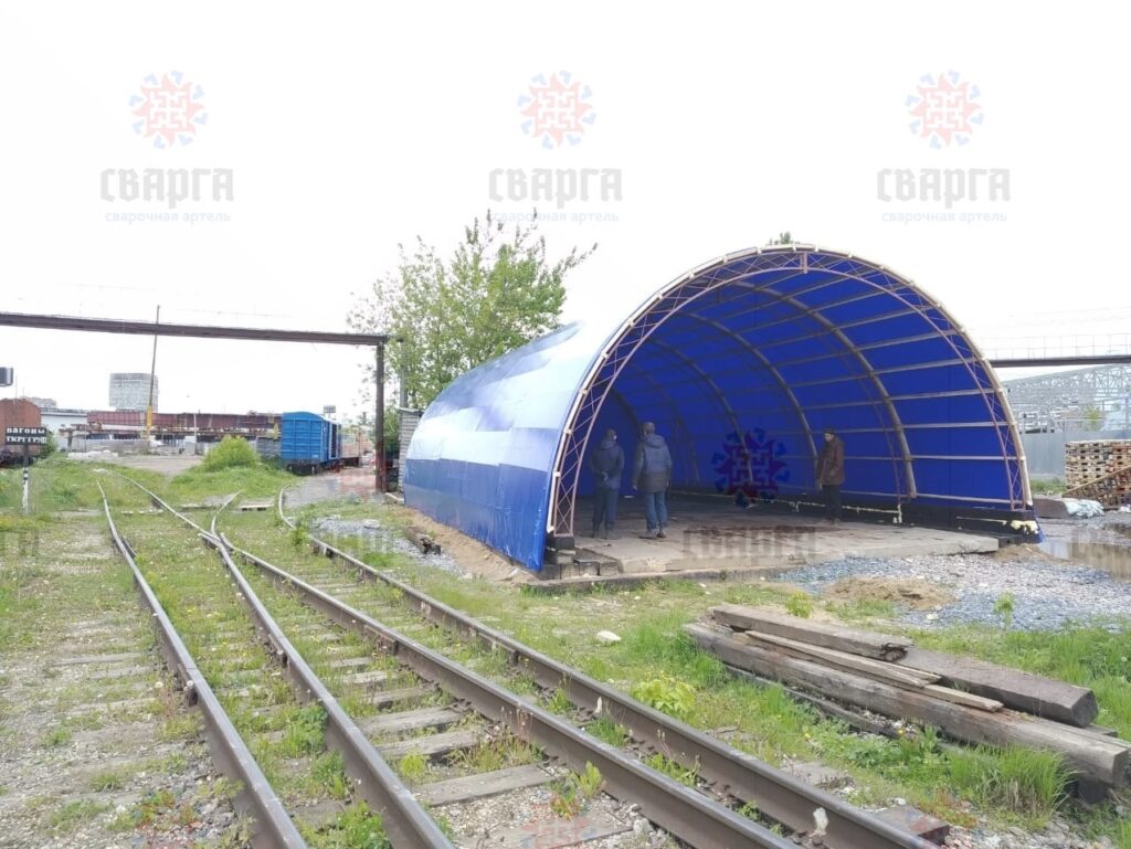 АНГАР КАРКАСНЫЙ АРОЧНЫЙ - 7.5х12 м