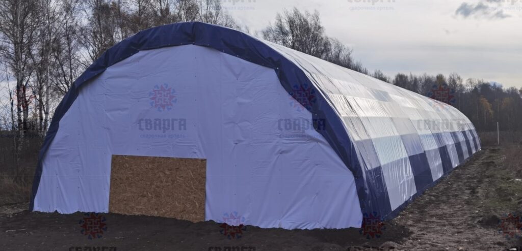 АНГАР КАРКАСНЫЙ АРОЧНЫЙ - 7.5х12 м