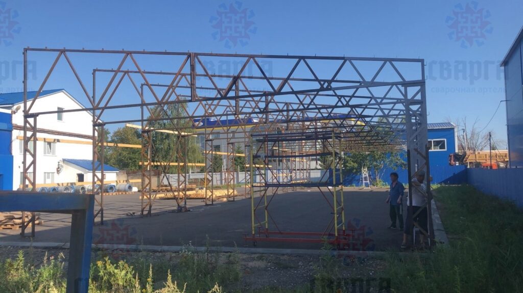 ОДНОСКАТНЫЙ КАРКАС, 11 МЕТРОВ