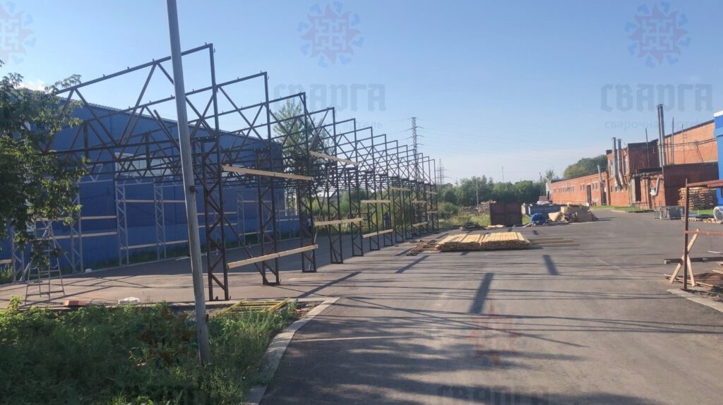 ОДНОСКАТНЫЙ КАРКАС, 11 МЕТРОВ