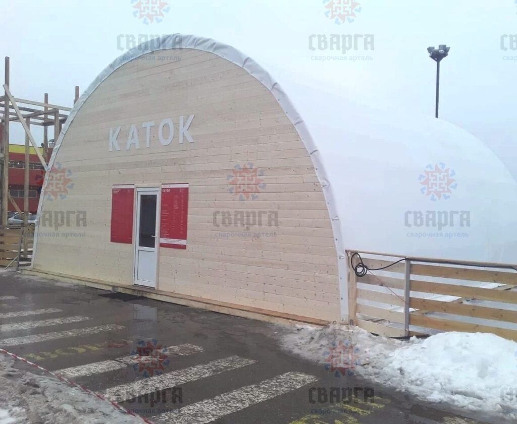 АНГАР АРОЧНЫЙ, КАРКАС 10 НА 10