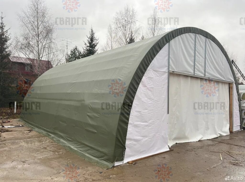 АНГАР АРОЧНЫЙ, КАРКАС 10 НА 10
